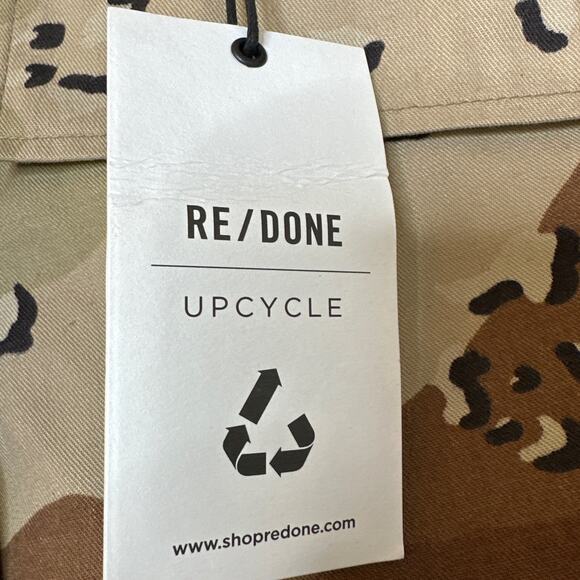 RE/DONE Upcycled Cargo Pants in Desert Camo Size Small NWT - Picture 8 of 15